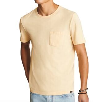 Faherty Men's Sunwashed Pocket Tee in Sunny Days Nwt Size Large L